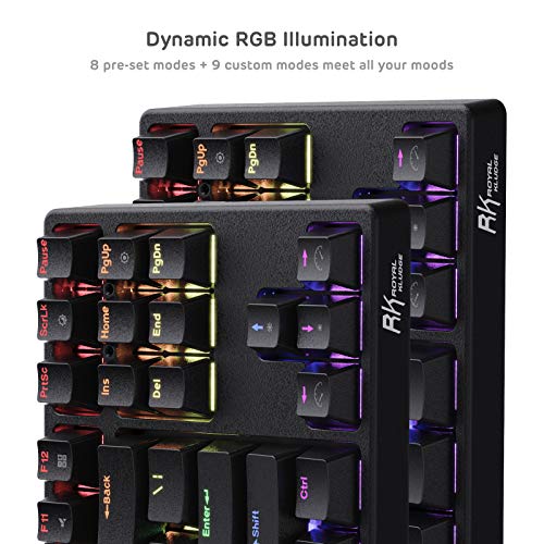 RK ROYAL KLUDGE RK87 Sink87G RGB Wireless TKL Mechanical Gaming