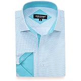 Pacinoble Mens Long Sleeve Fashion Luxury Design Print Dress Shirt, Gold, M  price in UAE | Amazon UAE | kanbkam