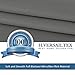 H.VERSAILTEX Blackout Curtains for Bedroom Curtains Thermal Insulated Room Darkening Window Treatment Extra Long Curtains/Drapes, Grommet Panels (Set of 2, 52 by 108 - Inch, Grey)