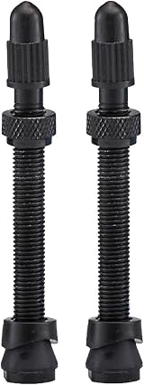 WELDTITE Tubeless Presta Valve Kit 2 x 55 mm Black view 5