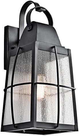 Wall Sconces 1 Light With Textured Black Finish Medium Base Bulb 10 inch 150 Watts