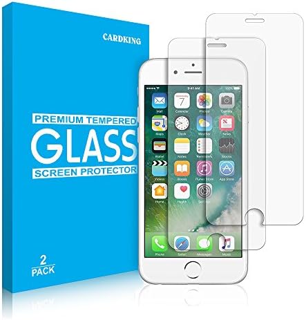 iPhone 6S 6 Screen Protector Glass, Cardking Tempered Glass Screen Protector for Apple iPhone 6S, iPhone 6 [4.7" inch][Double Strength] (2-Pack)