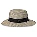 Wallaroo Hat Company Women’s Josie Fedora – UPF 50+ Sun Protection, Wide Brim, Packable Design and Adjustable Sizing for Medium Crown Sizes – Sun-Smart Hat for Travel and Everyday (Mixed Black)