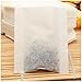 TOOGOO(R) 500pcs non-woven Empty Teabags String Heat Seal Filter Paper Herb Loose Tea Bag