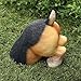 SMILE PLEASE! Cute Dog Doggy Puppy Beagle Digging in Yard Garden Lawn Decor Statue Sculpture