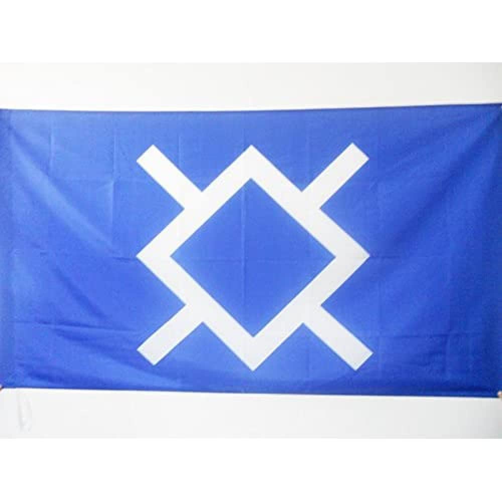 AZ FLAG - Cheyenne indians Flag - 3x5 Ft - Cheyenne Native American tribe Banner with Sleeve - 100% Polyester - Fade Resistant - Vivid Colors - 3' x 5' Feet - 150x90 Cm