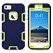 ULAK iPhone 5S Case, iPhone 5 Case, iPhone SE Case (2016 Released), Heavy Duty Shockproof Sport Rugged Drop Resistant Dustproof Protective Cover for iPhone 5/5S/SE, Navy (Not fit iPhone SE 2020 2022)