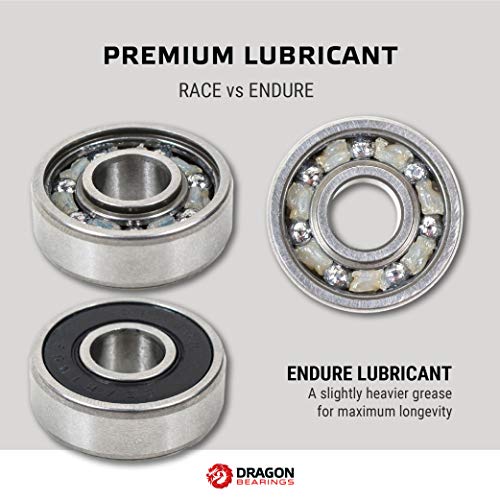 image for Fireball Dragon Precision Skateboard Bearings | 608 Bearing for Skateb
