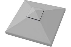 BenefitUSA 119x119 Gazebo Canopy Replacement Top Double Tiered Canopy Top Cover (Grey)