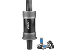 Bicycle Bottom Bracket, 5 Size Square Hole Axis Bike Square Tapered Spindle Crank for 68mm Frame Shell Cycling Accessory