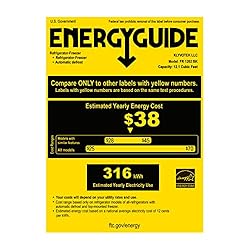 Frestec 12.1 CU' Refrigerator with