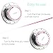 Kitchen Timer, 60 Minute Timer,Magnetic Loud Alarm,Mechanical Stainless Steel Cooking Timer (1pack)
