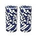 Brybelly Holo Inlay Poker Chips Heavyweight 14-gram Clay Composite - Pack of 50 ($10 Blue)