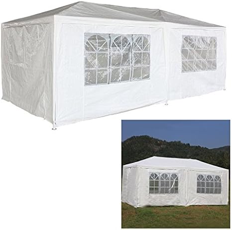2x Puertas Cremallera 4x Ventanas LARS360 Carpa de jardín Tienda 