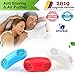 2-in-1 Anti Snoring Devices, Snoring Solution Nasal Dilator Air Purifier Filter Nose Vents Plugs Clip Stop Snoring Aids Snore Stopper Reduce Snoring Sleeping Aid Device for Ease Breathing (Blue)