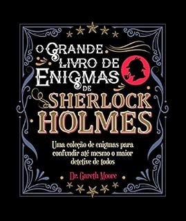 Livro O grande livro de engimas de Sherlock Holmes - Capa Preta