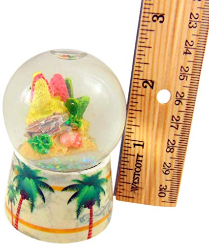 Westman Works Florida Alligator Snow Globe with Palm Tree Miniature Souvenir Gator Water Globe