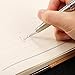 TOODOO 3 Pieces Twist Ballpoint Pens Stainless Steel Retractable Business Ballpoint Pen with 6 Extra Refills, 1.0 mm Medium Point, Black Ink (Silver)