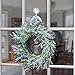 Haute Decor Attract Magnetic Wreath Hanger (Silver) - Set of 2 Magnets - for 2 Metal Doors/Surfaces or 1 Single-Pane Glass Door/Window - Holds up to 10 lbs.