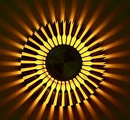 Smartway � - 3W Sunflower Decorative Wall Lamp Led with Remote - Multicolour