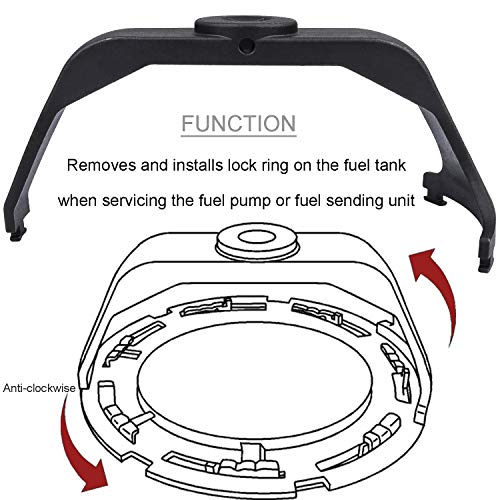 Universal 6599 Fuel Tank Lock Ring Tool Fuel Pump Removal Tool fit for