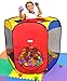 EWONDERWORLD Six Sided Hexagon Twist Play Tent with Ball Stopper & Safety Meshing