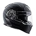 TORC Men's Full Face helmet Flat Black Flag L