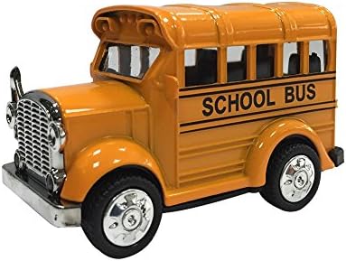 Lanshowed 1:36 Diecast Matel School Bus with Pull-Back Action Die Cast Car Toys - Yellow