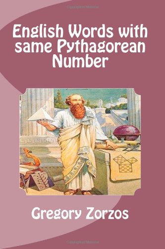 English Words with same Pythagorean Number