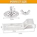 Undermount Sink Clips, Epoxy Sink Clip Kits, Heavy-duty Undermount Kitchen Sink and Bathroom Sinks Brackets 10 Pack