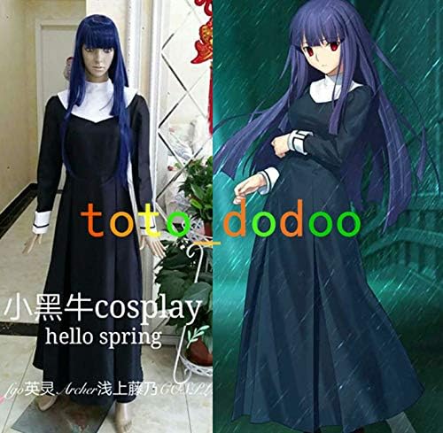 Amazon Kyuucos Fate Grand Order 空の境界 浅上藤乃 あさがみふじの 礼園女学院制服 風 コスプレ衣装 コスプレ 仮装 通販