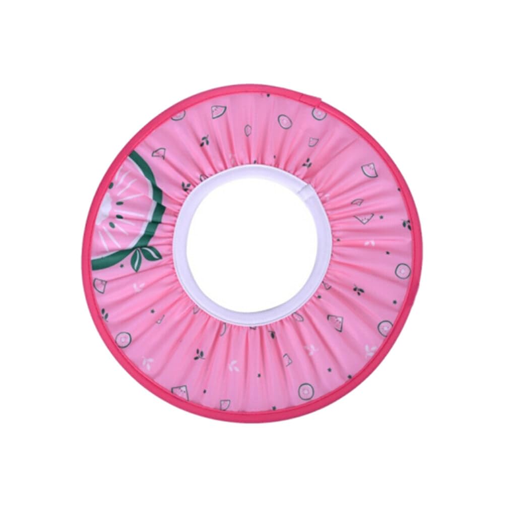 Toyvian Baby Shampoo Shield Waterproof Adjustable Hair Wash Cap Soft Elastic Bath Visor Hat for Kids Toddler Ear Protection Shower Cap