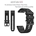 HSWAI Compatible Bands Replacement for Garmin Fenix 5X/Fenix 5X Plus/Fenix 3/Fenix 3 HR，26mm Width Soft Silicone Watch Strap with Black Metal Buckle for Women & Men
