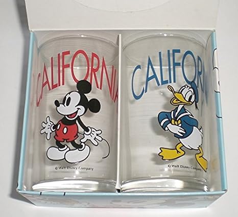 Amazon カリフォルニア ミッキー ドナルド ペアグラスセット グラス タンブラー オンライン通販