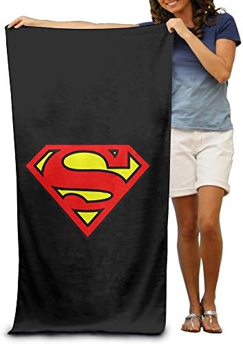 Fengziya Super Man Logo S Beach Towel For Adults / 31.5'' * 51.2''