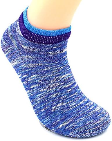 Lacasa Blue Unisex Men Bamboo Pattern Low Cut Sports Ankle Boat Crew Socks (5 Packs)