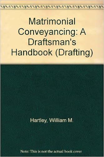 Matrimonial Conveyancing A Draftsmans Handbook Drafting - 