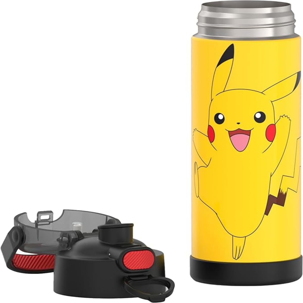 Photo 1 of ***STOCK IMAGE FOR REFERENCE***DIRTY***
THERMOS FUNTAINER 16 Ounce Stainless Steel Vacuum Insulated Bottle with Wide Spout Lid, Pokemon