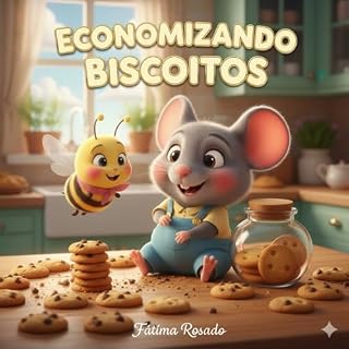 Livro Economizando Biscoitos- Uma aventura na Terra da Poupança: Uma história infantil sobre poupança, sonhos e educação financeira.