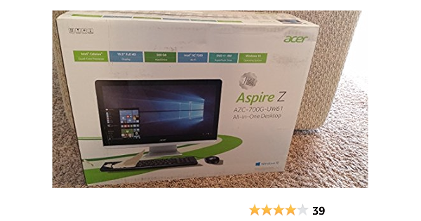 Amazon Com Acer Aspire Z All In One Desktop Pc 19 5 Full Hd Windows 10 Home 500gb Hdd 4gb Ram Bluetooth Computers Accessories