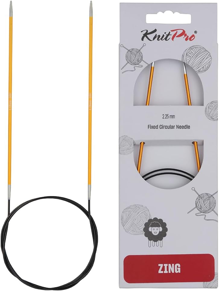 KnitPro Zing Fixed Circular Needles 40" 100cm 2.25mm