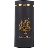 Tree of Life Eco Scattering Urn Biodegradable Scatter Tube for Human Ashes - Cremation Urn for Ashes - Urns for Male & Female (Large)