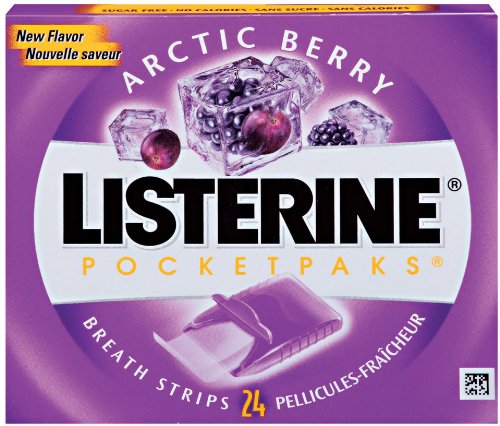 Listerine pocketpaks berry 24ct ! (012547437409)