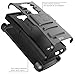 LG G FLEX 2 Holster Defender Case, E LV LG G FLEX 2 Case - Shock-Absorption / High Impact Resistant Black Dual Layer Armor Holster Defender Full Body Protective Case Cover with Kickstand and Belt Swivel Clip for LG G FLEX 2 - BLACK
