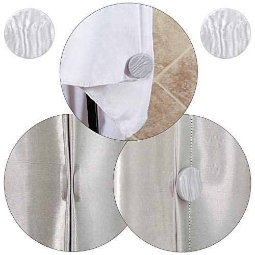 Jetec 4 Pairs Curtain Weights Shower Curtain Drapery