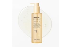 TONYMOLY I’m Rice Makeup Melting Cleansing Oil – 215ml | Gentle Cleanser for Sensitive Skin | Removes Makeup & Impurities | Rice Bran Oil + PHA | Non-Comedogenic, Fragrance-Free, Korean Skincare