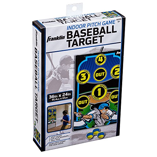 Franklin Sports Baseball Target Indoor Pitch Set, 36-inches X 24-inches