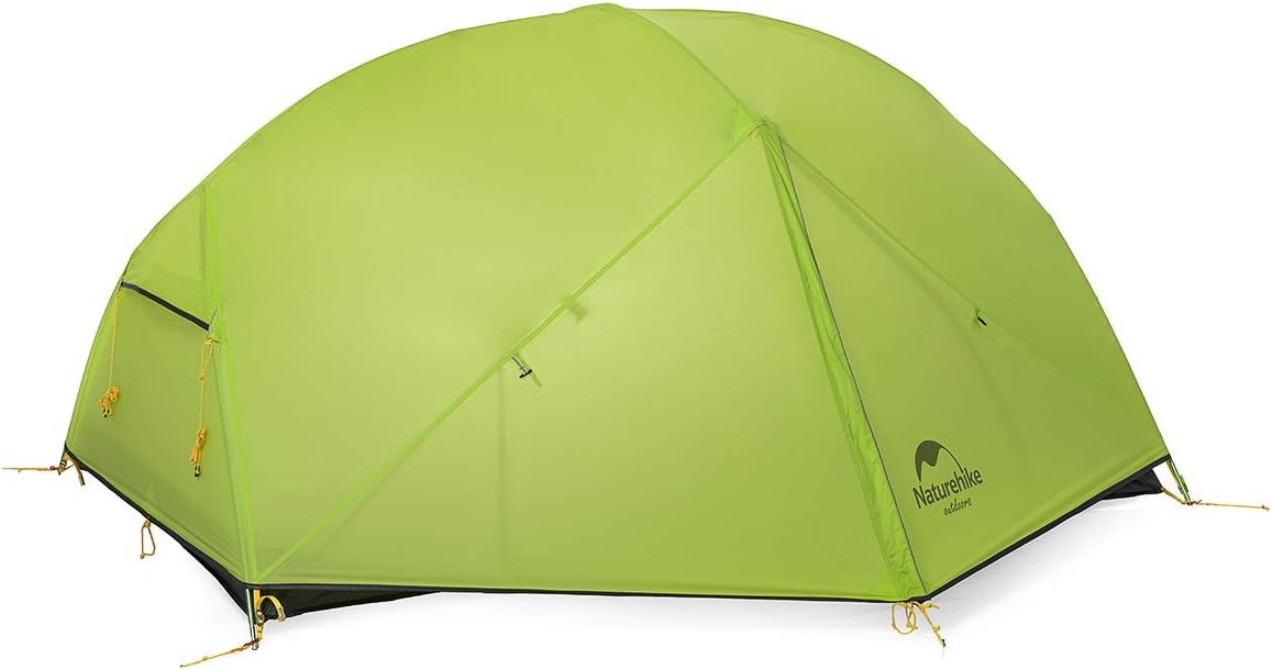 Naturehike Mongar 2 Person Backpacking Tent 3 Season Free-Standing Lightweight Hiking Tent for Outdoor Activities