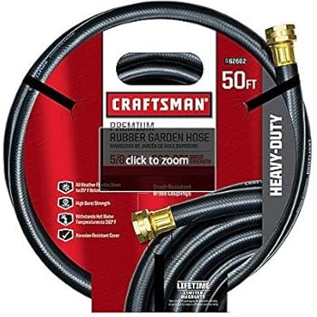 Amazon.com : Dramm 17006 ColorStorm Rubber Garden Hose, 5/8" X50