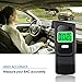 Breathalyzer Anntoo Professional Grade Portable Digital Alcohol Tester with 5 Mouthpieces for Personal Use - Black